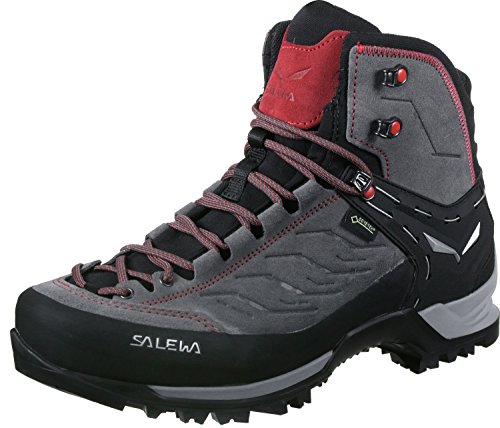 Salewa MS Mountain Trainer Mid Gore-TEX Botas de Senderismo, Charcoal/Papavero, 39 EU