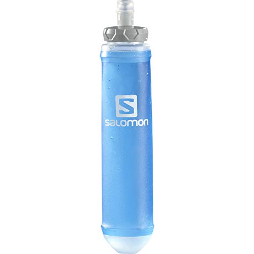 SALOMON ADV Hydra Vest 4 Chaleco de hidratación 4L, 2 Botellas SoftFlask 500 ml Incluidas, Unisex-Adult, Negro, L + Soft Flask Bidón Flexible 500ML Trail Running Senderismo