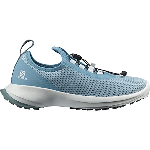 Salomon Sense Feel 2 Mujer Zapatos de trail running, Azul (Crystal Blue/White/Trooper), 41 1/3 EU