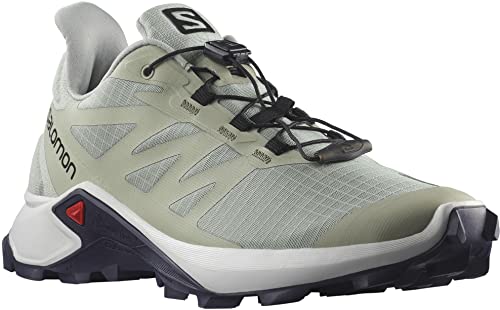 SALOMON Shoes Supercross 3 W, Zapatillas de Running Mujer, Wrought Iron/Nimbus Cloud/Mysterios, 38 EU