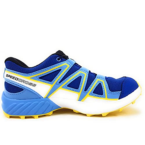 Salomon Speedcross unisex-niños Zapatos de trail running, Azul (Turkish Sea/Little Boy Blue/Lemon Zest), 39 EU