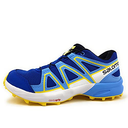 Salomon Speedcross unisex-niños Zapatos de trail running, Azul (Turkish Sea/Little Boy Blue/Lemon Zest), 39 EU