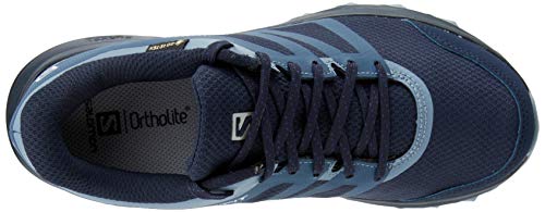 Salomon Trailster 2 Gore-Tex (impermeable) Mujer Zapatos de trail running, Azul (Navy Blazer/Sargasso Sea/Flint Stone), 45 ⅓ EU