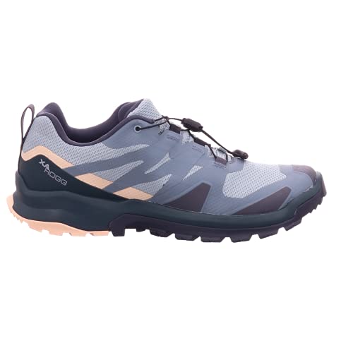 SALOMON XA ROGG GTX W, Zapatillas de Senderismo Mujer, Slate/Green Gables/Almond Cream, 38 2/3 EU