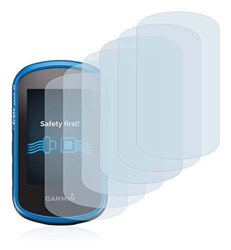 savvies Protector Pantalla Compatible con Garmin eTrex Touch 35 (6 Unidades) Película Ultra Transparente