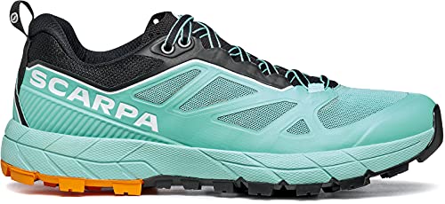 Scarpa Rapid WMN, Zapatillas de Senderismo Mujer, Aqua-Sunny Orange ARSA Agility, 39 EU