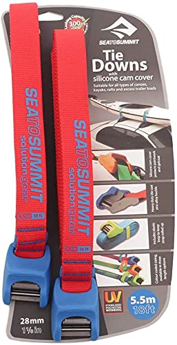 Sea to Summit Tie Down with Silicone Cover 5.5 Metre Double Pack Cuerdas Montañismo, Alpinismo y Trekking, Adultos Unisex, Azul (Sin Color), Talla Única