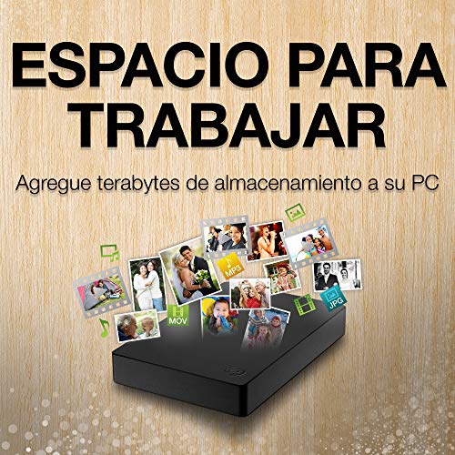 Seagate Portable Drive, 2 TB, Unidad de disco duro externo, USB 3.0 para PC, ordenador portátil y Mac y 2 años de servicios Rescue, Amazon Special Edition (STGX2000400)