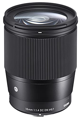 Sigma 16 mm F1.4 DC DN Contemporary - Objetivo para Sony E, color negro