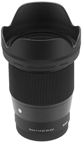 Sigma 16 mm F1.4 DC DN Contemporary - Objetivo para Sony E, color negro