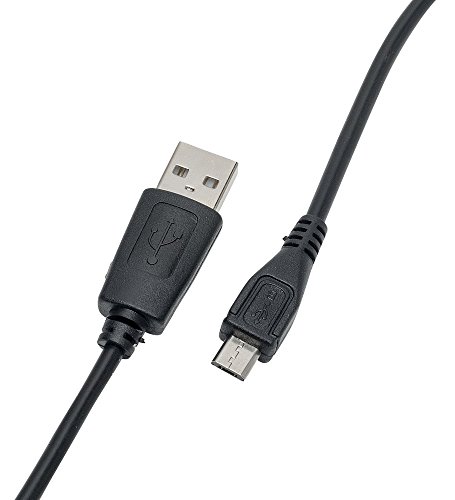 Slabo Cable de Datos Micro USB para ACEPAD A121 | A140 | A96 | Telekom Puls Carga/Sync - Negro