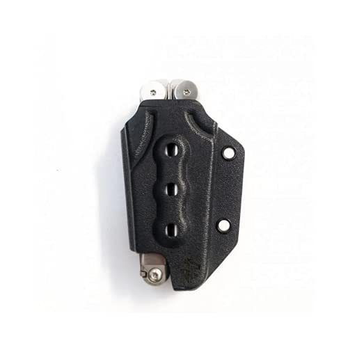 Tactical Gear Super Tool 300 Holster - Funda Modular Leatherman Super Tool 300 Holster con Accesorios dedicados, producida en Italia utilizando Exclusivamente KYDEX Original - Color Negro