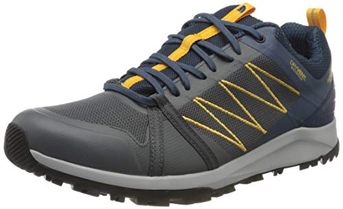 The North Face Mens Litewave Fastpack II WP, Zapato para Caminar Hombre, Zinc Grey, 41 EU