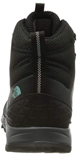 The North Face Womens Litewave Fastpack II Mid WP, Zapato para Caminar Mujer, TNF Black, 38.5 EU