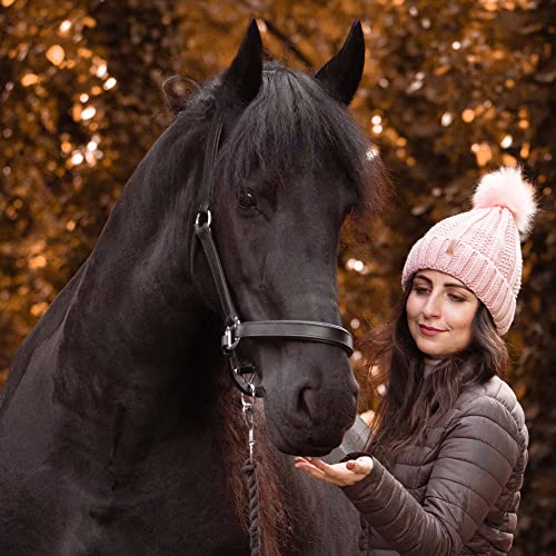 TOSKATOK Gorro y Bufanda para Mujer de Invierno con Gorro y Forro Polar cálido con Forro Polar cálido y pompón Grande de Piel sintética - Disponible Solo o en Conjunto