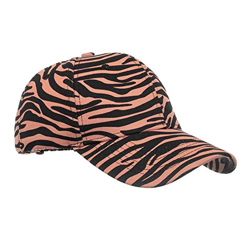 Unisex Zebra Impreso Gorras de béisbol Moda Hip Hop Hombres Mujeres Animal Stripe Print Sun Hat Ajustable al aire libre SportsCap, #017, Taille unique