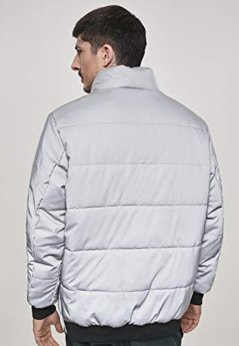 Urban Classics Reflective Pullover Jacket Chaqueta, Plateado (Silver 00473), XX-Large para Hombre