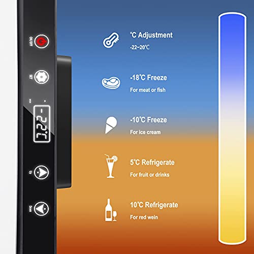 WOLTU AC/DC Nevera Termoeléctrica Portátil Frío Nevera Portátil Nevera para Coche Nevera de Viaje Camping Playa Montaña Conexiones 12V&220V, 30L KUE011wsz