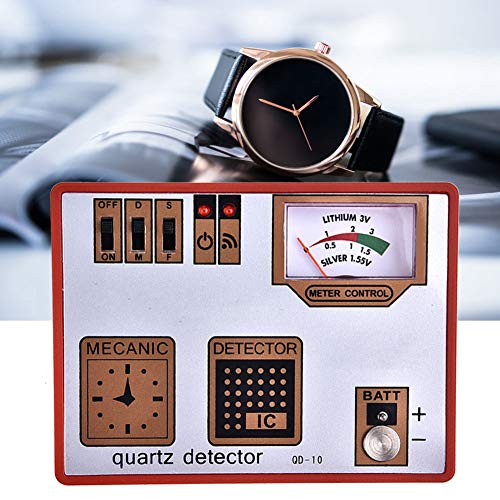 ZJchao Desmagnetizador Timegrapher, Meter Tester Mecánico Multifunción Timegrapher Watch Desmagnetización/Medición de batería/Pulso/Cuarzo Tester Machine Watch