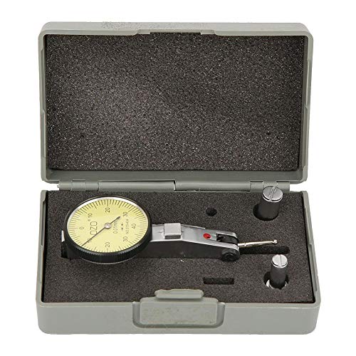 0-0.8mm Dial Test Indicator 0.01mm Precisión Métrica Dial Gauge Set Palanca Dial Gauge Meter Tool Kit con estuche