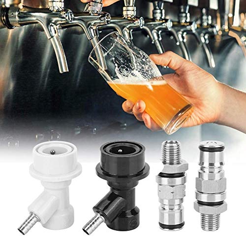 1/4 In Homebrew Keg Ball Lock Post Connector Conector Keg Ball Lock Connector Set Accesorios De Elaboración De Cerveza Pin Lock Style Keg Post Homebrew