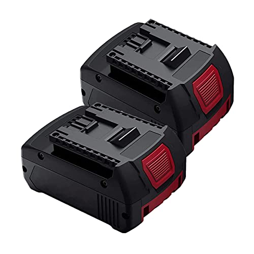 2 X FUNMALL 18V 5.5Ah Reemplazo Batería para Bosch BAT610G BAT618G BAT610G BAT620 BAT621 17618