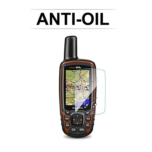 [4 piezas] LFOTPP Protector de Pantalla para Garmin GPSMAP 62 62s 62sc 62st 62stc 64 64s 64st GPS Pelicula Protectora de Cristal Templado - 9H Anti-arañazos Transparente