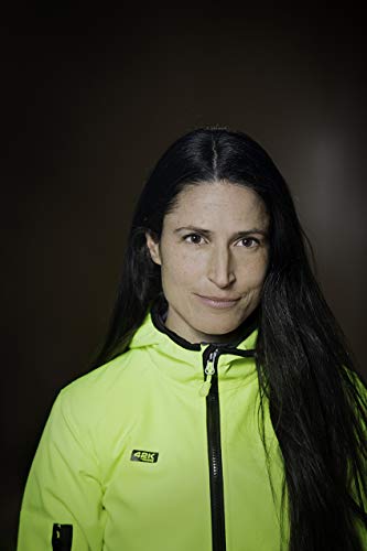 42K RUNNING - Chaqueta técnica 42k SOFTSHELL Amarillo Fluor-Negro