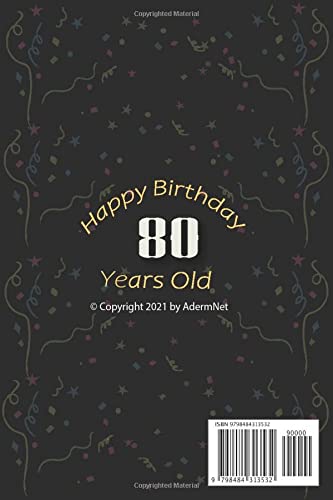 80 Years Of Being Awesome 960 Months: Journal to offer as 80 th Birthday Gift Idea, Happy 80 th Birthday, 80 Years Old Gift for women & men, Funny ... Notebook, Journal, Diary / 6”x9” 110 Pages