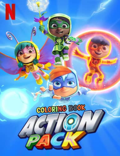 Action Pack Coloring Book: Amazing Coloring Book For Kids Ages 4-8 With Cute, Beauty Illustrations To Color, Relaxation. Perfect Gift 2022