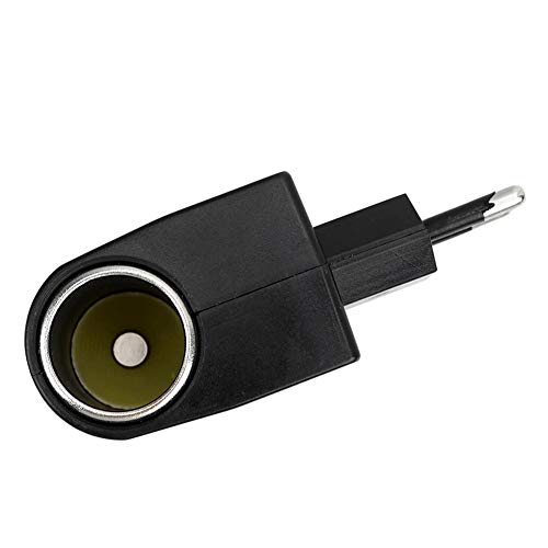 Adaptador para Encendedor De Cigarrillos, 18W Adaptador De Fuente De Alimentación del Inversor De Coche, Toma De Convertidor De Transformador De Fuente De Alimentación CA 90-240V A DC 12v 1.5A