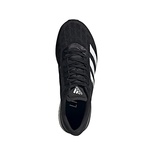 adidas Adizero Boston 9, Running Shoe Hombre, Core Black/Cloud White/Grey, 44 2/3 EU