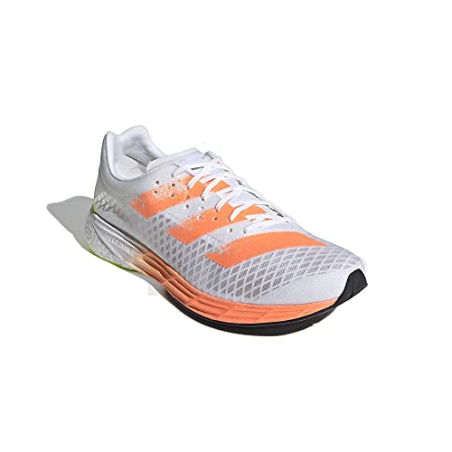 adidas Adizero Pro, Zapatillas para Correr Hombre, FTWR White/Screaming Orange/Solar Yellow, 46 2/3 EU