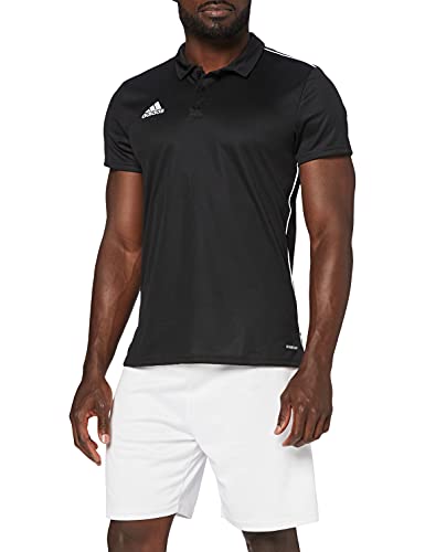 adidas CORE18 Camiseta Polo, Hombre, Black/White, 3XL