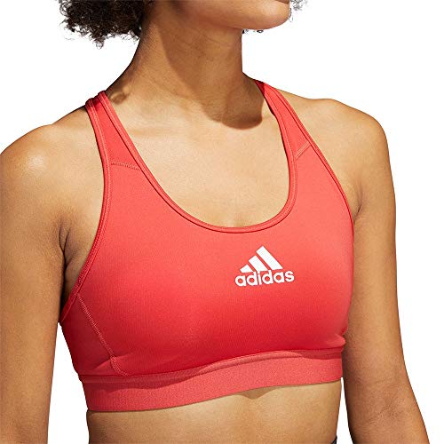 adidas Don't Rest - Sujetador Deportivo para Mujer, Mujer, Sujetador Deportivo para Mujer, FL2402, Glored, XX-Small