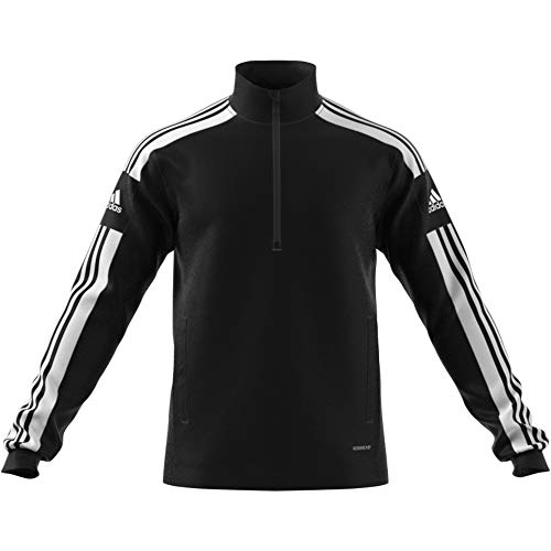 adidas GK9562 SQ21 TR Top Pullover Mens Black/White S