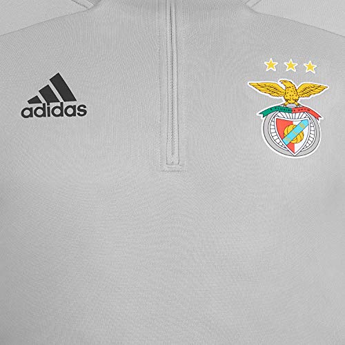 adidas SL Benfica Grey Hooded Sweater 2020-21 Sweatshirt, Unisex Adulto, XL