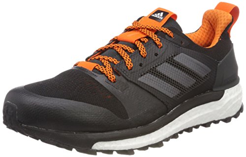 Adidas Supernova M, Zapatillas de Trail Running Hombre, Gris (Carbon/Negbas/Naranj 000), 40 EU