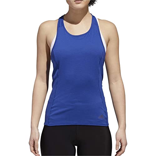 adidas Supernova Tank Camiseta, Azul / (Mystery Ink f17/Raw Grey s18), M para Mujer