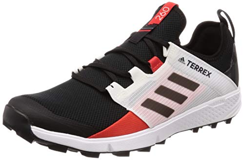 adidas Terrex Agravic Speed +, Zapatillas de Marcha Nórdica Hombre, Negro (Core Black/Core Black/Active Red Core Black/Core Black/Active Red), 46 EU