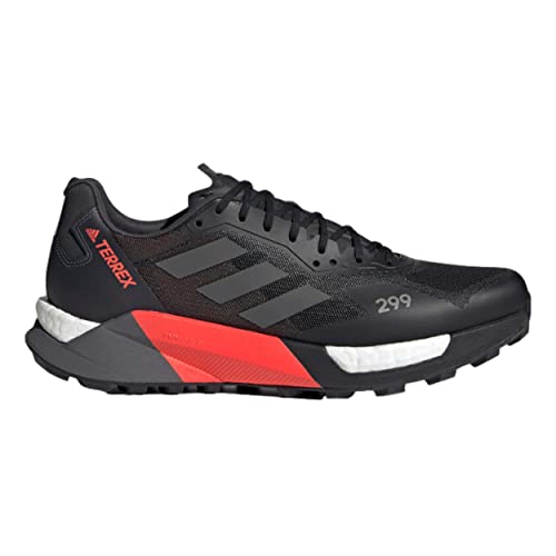 adidas Terrex Agravic Ultra, Zapatillas Deportivas Hombre, Negbas/Gricin/Rojsol, 43 1/3 EU