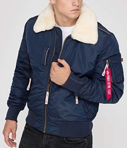 ALPHA INDUSTRIES 143104-7-L Chaqueta, Azul (Rep.Blue 7), Large (Tamaño del Fabricante: L) para Hombre