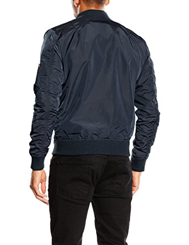 Alpha Industries MA-1 TT Chaqueta, Azul (Rep.Blue 07), S para Hombre