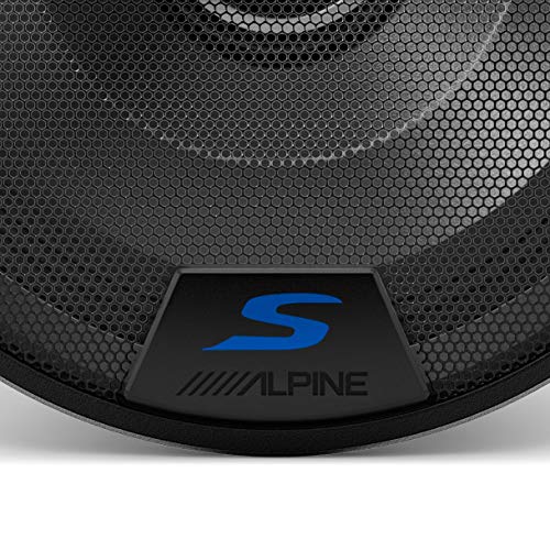 Alpine S-S65 - Altavoz coaxial para coche (2 vías de 6-1/2") color negro