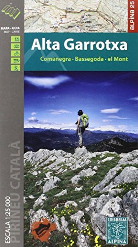 Alta Garrotxa, mapa excursionista. Escala 1:25.000. Editorial Alpina. (ALPINA 25 - 1/25.000)