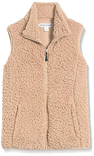 Amazon Essentials Polar Fleece Lined Sherpa Vest Chaqueta de Forro, Gris Topo, XXL