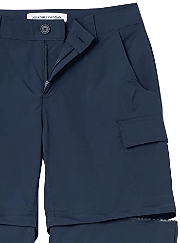 Amazon Essentials Stretch Woven Convertible Zip-Off Outdoor Hiking Pants Pantalones de Senderismo, Azul Marino, 42