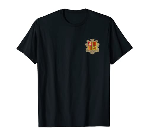 ANDORRA ABRIGO DE ARMAS BANDERA PIRINEOS ANDORRA LA VELLA Camiseta