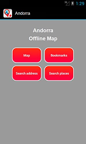 Andorra Mapa de viajes: Offline OSM Soft