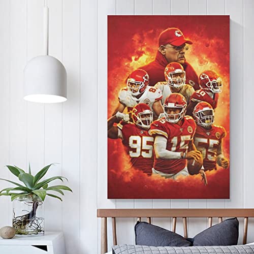 Andy Reid Carnell Lake Bennie Fowler Kareem Hunt - Póster decorativo para pared, diseño de lago Bennie Fowler, 30 x 45 cm